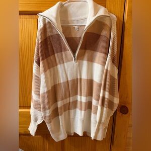 Aerie Oversized Collared Sweater